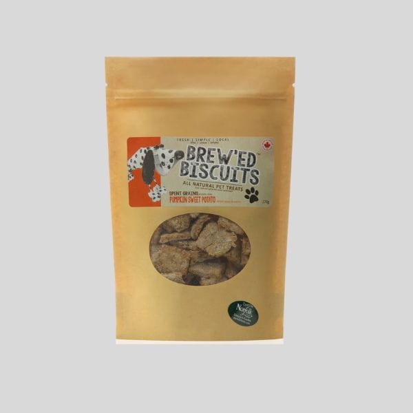 Brew'ed Biscuits Pumpkin Sweet Potato with Upcycled Spent Grains - 170g