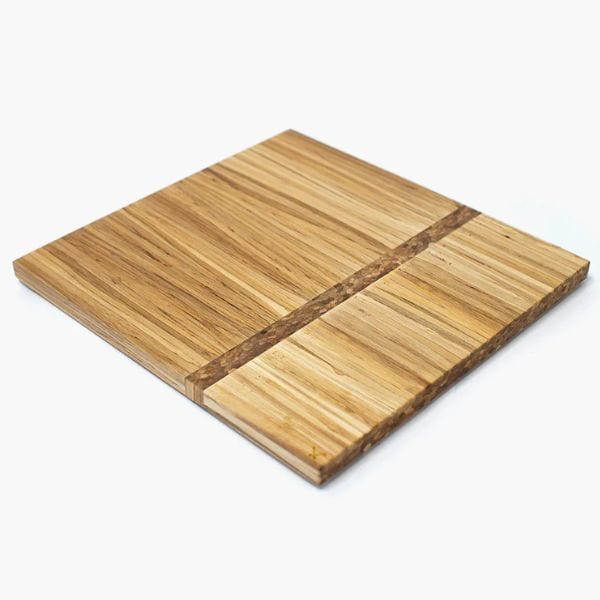RECYCLED CHOPSTICK CHARCUTERIE SQUARE PLATTER 11" x 10.5"