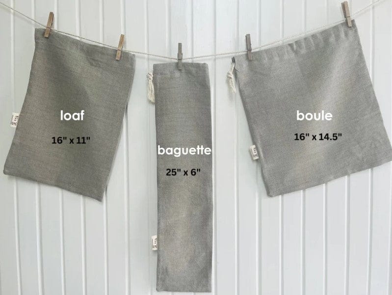 BOULE BAG - 100% LINEN - 14.5" x 16"